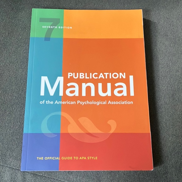 Other Publication Manual Of The American